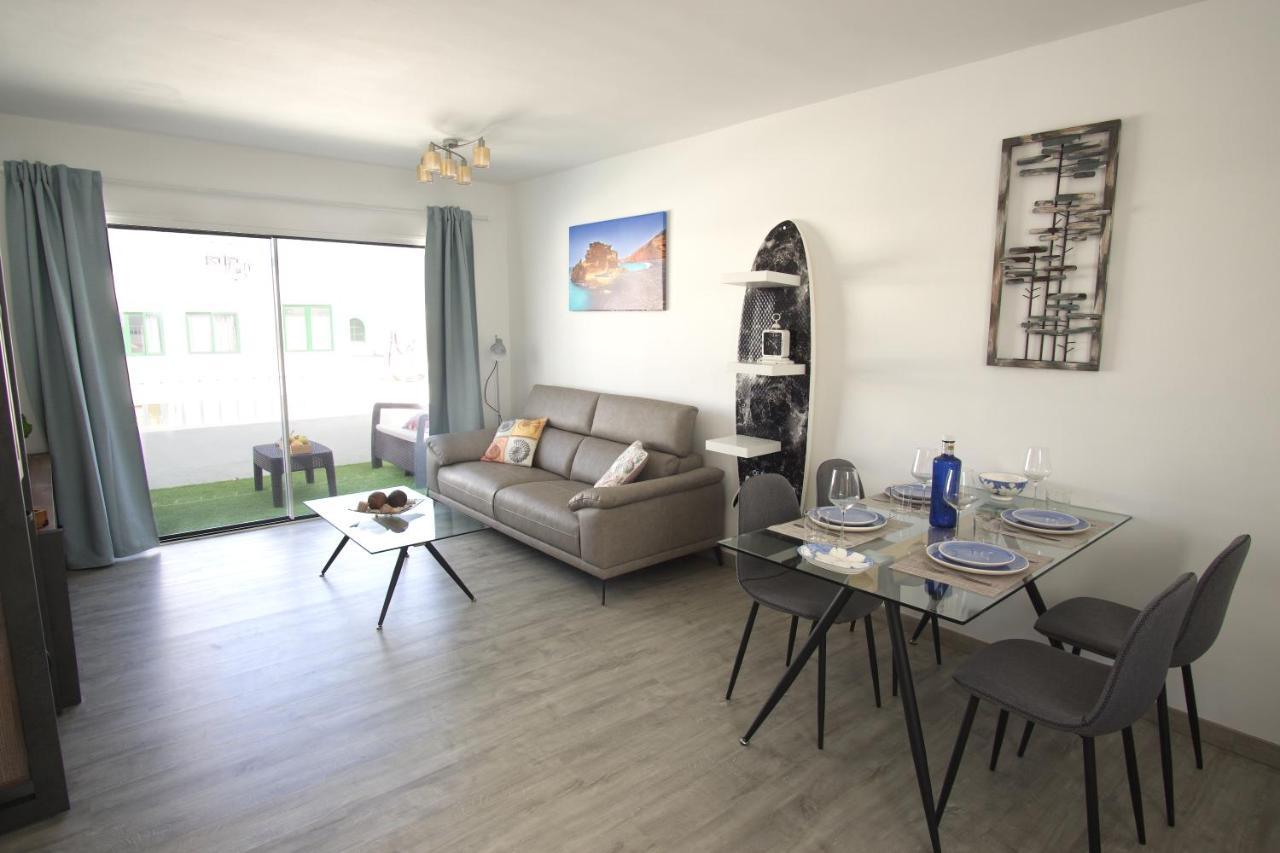 Apartment Cucharas Beach - Pool - Beach 2 Min - Free Ac & Wifi Costa Teguise Exterior foto